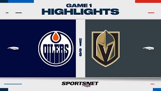 NHL Game 1 Highlights  Oilers vs Golden Knights  May 3 2023 [upl. by Alekim]