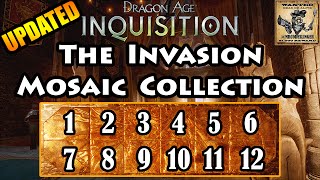 Dragon Age Inquisition  Invasion  Mosaic Piece Locations  4K Ultra HD [upl. by Vedetta]