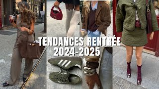 TENDANCES RENTRÉEAUTOMNE 2024 LES PIÈCES À AVOIR [upl. by Eyahs]