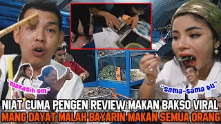 CEU IROH CUMA NIAT REVIEW MAKAN BAKSO VIRAL MANG DAYAT MALAH BAYARIN SEMUA ORANG MAKAN BAKSO [upl. by Yousuf]