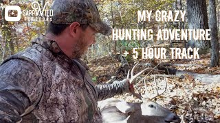 Bowhunting From the Ground  No Blind  Missouri Buck [upl. by Nivrag965]