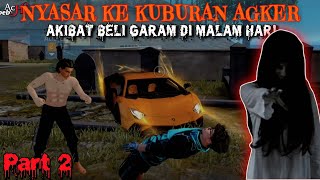 Film Pendek FF  Nyasar Ke Kuburan Angker kisah horor Misteri Beli Garam Dimalam Hari [upl. by Dnyletak680]