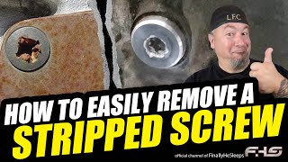 REMOVE A STRIPPED SCREW Torx bit Bolt Allen Bolt EASIEST METHOD Seized Rusted Frozen [upl. by Holle]