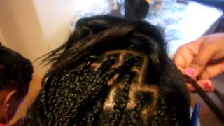 Hair Braiding With Extensions For Growth How to Add Braid Extensions to Short Hair [upl. by Pearl821]