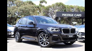 2018 BMW  X3 XDrive30i  4WD SUV  Black [upl. by Esinej832]