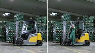 New Jungheinrich Electric 4Wheel Counterbalance 4Series Range [upl. by Ynnor]