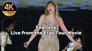 Fearless live from the Eras Tour Movie TaylorSwift [upl. by Ativ]