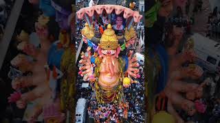 Biggest ganesh in khytherabad 🙏😍 [upl. by Nrublim892]