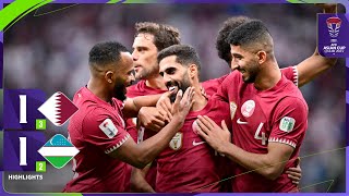 Full Match  AFC ASIAN CUP QATAR 2023™  Quarter Finals  Qatar vs Uzbekistan [upl. by Damali597]