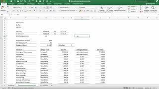 Excel Vorlage Betriebskostenabrechnung  kostenlos [upl. by Atinyl]