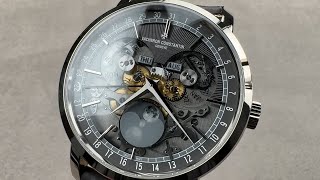 Vacheron Constantin Traditionnelle Complete Calendar Openface 4020T000GB655 Luxury Watch Review [upl. by Grekin161]