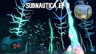 TOURING THE NEW BASESCANNER ROOMBLOOD KELP ZONE AND LIFEPOD 2  Subnautica Ep 8 [upl. by Adoh]