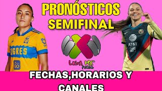 SEMIFINAL LIGA MX FEMENIL CLUSURA 2024 FECHAS HORARIOS Y CANALES [upl. by Eoj]