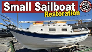 Step by Step Small Sailboat Restoration⛵️ Ep88 [upl. by Helms]