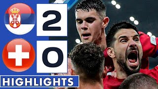 🔴 Serbia vs Switzerland 13  Extended HIGHLIGHTS  UEFA Nations League [upl. by Trebliw]