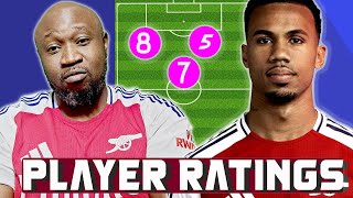 PLAYER RATINGS  Man City 2  2 ARSENAL  DEFENSIVE EXCELLENCE [upl. by Tarrance]