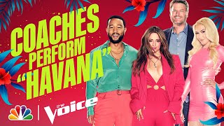 Camila John Gwen and Blake Perform Camilas Hit quotHavanaquot  NBCs The Voice 2022 [upl. by Janaya]