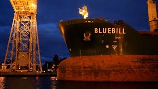 Bluebill  Departure from Duluth  August 2015 [upl. by Yrnehnhoj732]