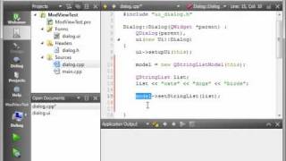 C Qt 47  Intro to model view programming [upl. by Kale478]
