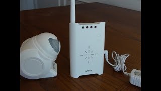 Optex Wireless 2000 Wireless Driveway Annunciator demo [upl. by Laing386]