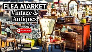 Vintage amp Antique Flea Market  Alameda  July 2021  YouTube [upl. by Arteid]