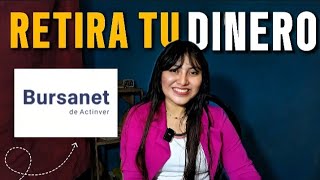 CÓMO RETIRAR TU DINERO DE BURSANET🚩 TUTORIAL PASO A PASO [upl. by Aihtela83]