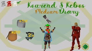 OSRS Kourend amp Kebos Medium Diary Guide  Ironman Approved [upl. by Hodess425]