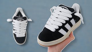 HOW TO LACE ADIDAS CAMPUS 00s BEST WAY [upl. by Manella]