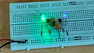 How to make Astable multivibrator circuit using BJT bc547 transistors [upl. by Aerehs]