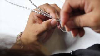 How To  Beaded Lanyard [upl. by Asin716]