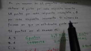 Ejercicio de obtener 96 puntos en un examen [upl. by Andriana]