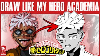 HOW TO DRAW LIKE MY HERO ACADEMIA author HORIKOSHI KOHEI [upl. by Uphemia]