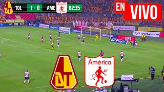 🔴 TOLIMA VS AMERICA PARTIDO DE HOY EN VIVO  CUADRANGULARES LIGA BETPLAY DIMAYOR II 2024 [upl. by Laitselec]