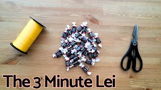 How to Make a Tootsie Roll Candy Lei [upl. by Atteuqal823]