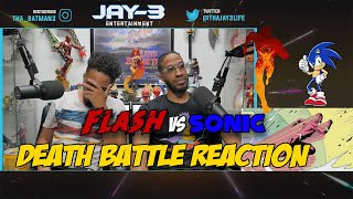 Flash VS Sonic Wally West VS Archie Sonic  DEATH BATTLE Reaction [upl. by Airotnes]