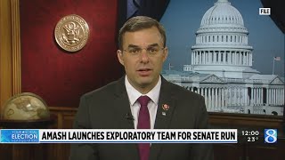 Former Rep Justin Amash launches exploratory committee for MI Senate bid [upl. by Reede898]