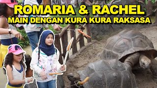 ROMARIA amp RACHEL MAIN DENGAN KURA KURA RAKSASA DI FAUNALAND ADVENTURE ANCOL 3 [upl. by Nivel993]