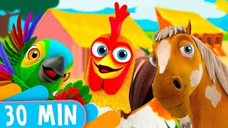 30 Minutes Bartolito and his Farm Friends  Kids Songs amp Nursery Rhymes [upl. by Dihaz722]