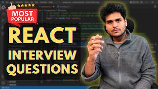 Top 12 React Interview Questions 🔥 for Freshers amp Experienced  Preparation 2024 🚀 [upl. by Zrike815]