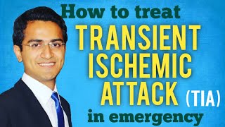 Transient Ischemic Attack TIA Emergency Treatment amp Management Symtoms Medicine Lecture USMLE [upl. by Dleifxam]