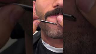 Perfecting The Art Of Moustache Cutting Techniques [upl. by Breanne]