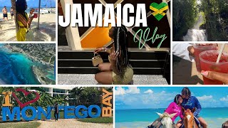 JAMAICA TRAVEL VLOG 🇯🇲  RIU MONTEGO BAY  SNORKELING RIVER RAFTING PIER1 BLUE HOLE RIVER [upl. by Hauge]