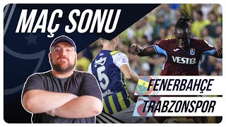 Fenerbahçe  Trabzonspor  Maç Sonu Değerlendirmesi [upl. by Urial742]