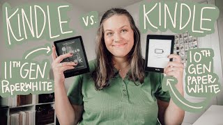 KINDLE VS KINDLE 10th gen vs 11th gen Is it worth the upgrade  huntermerck [upl. by Tebasile]