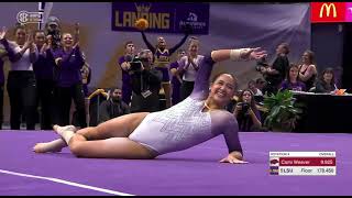 Aleah Finnegan 9925 Floor LSU vs Arkansas 2224 [upl. by Mora]