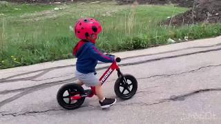 STRIDER BALANCE BIKE TODDLER PROGRESS 2 Years Old [upl. by Nivonod]