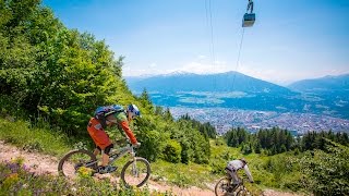 Downhill Mountain Bike in Innsbruck Tirol  Nordkette Singletrail [upl. by Aitnom774]