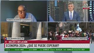 Dólar e inflación la economía que se viene en los próximos meses El análisis de Roberto Cachanosky [upl. by Eivi]