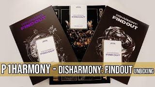 P1Harmony  Disharmony Find Out Album Unboxing [upl. by Nylanaj]