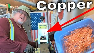 Stripping Copper Wire  Is It Worth It [upl. by Zoi]